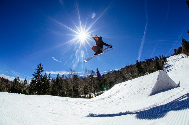 Skiing at Snowshoe Mountain